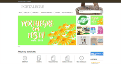 Desktop Screenshot of cm-portalegre.pt